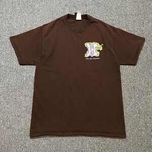 HUF Company Brown‎ Wizard Graphic T Shirt Men Medium Cotton